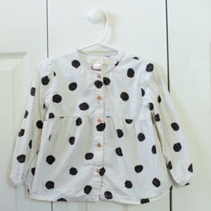 COPY - Zara polka dot top